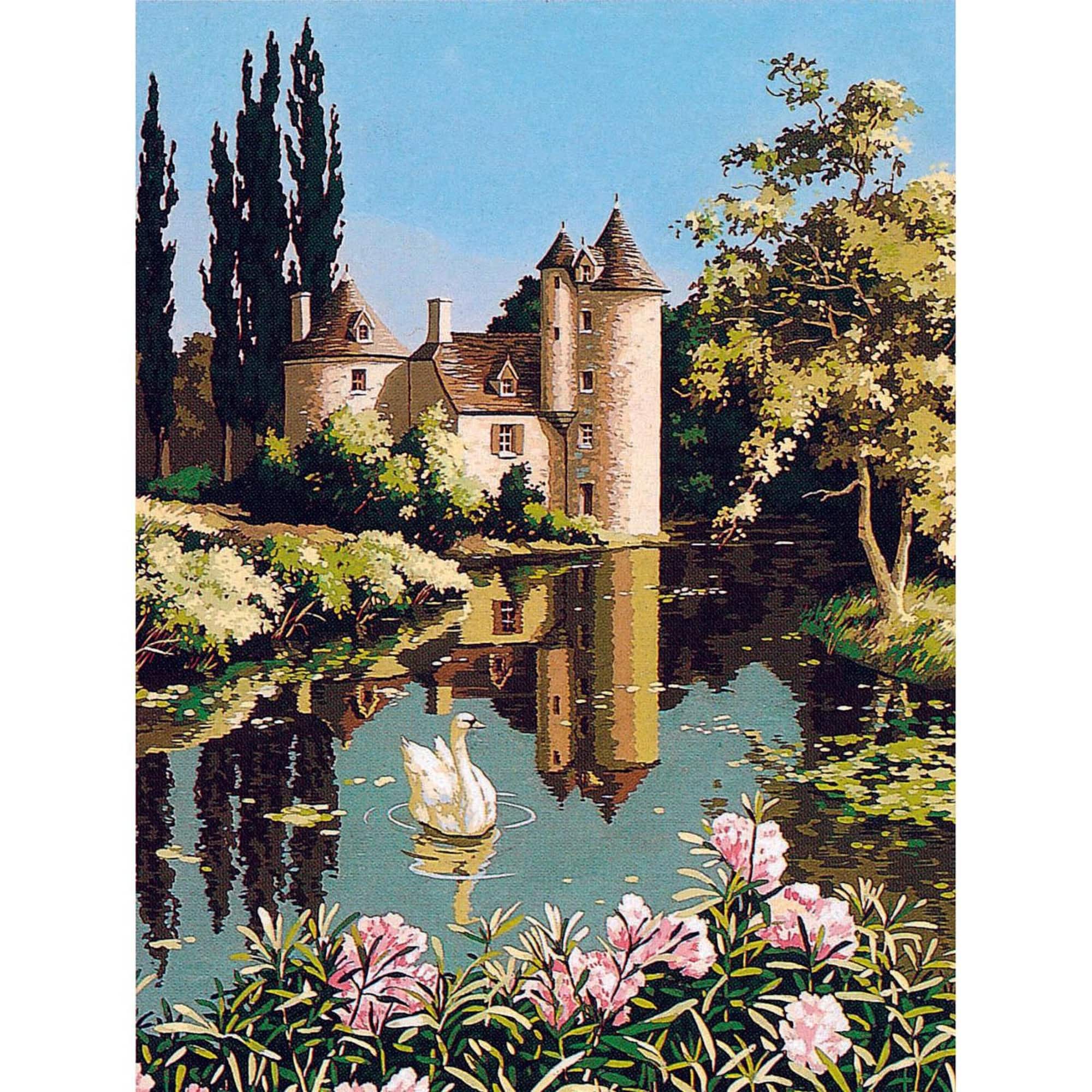 Gobelin The Old Manor Printed Tapestry Canvas